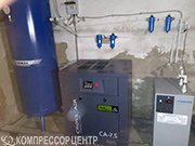 Винтовой компрессор "Cross Air" CA-7,5/8-RA для ООО "Мясная Тележка"