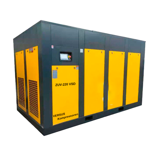 Винтовой компрессор ZUV – 220 VSD 13 бар прямой привод IP 55 D