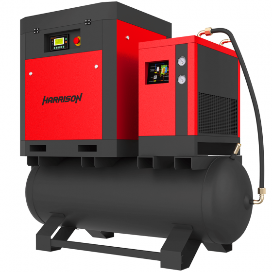 Винтовой компрессор с ременным приводом Harrison HRS-941300TD5 - 10 бар (IP54)
