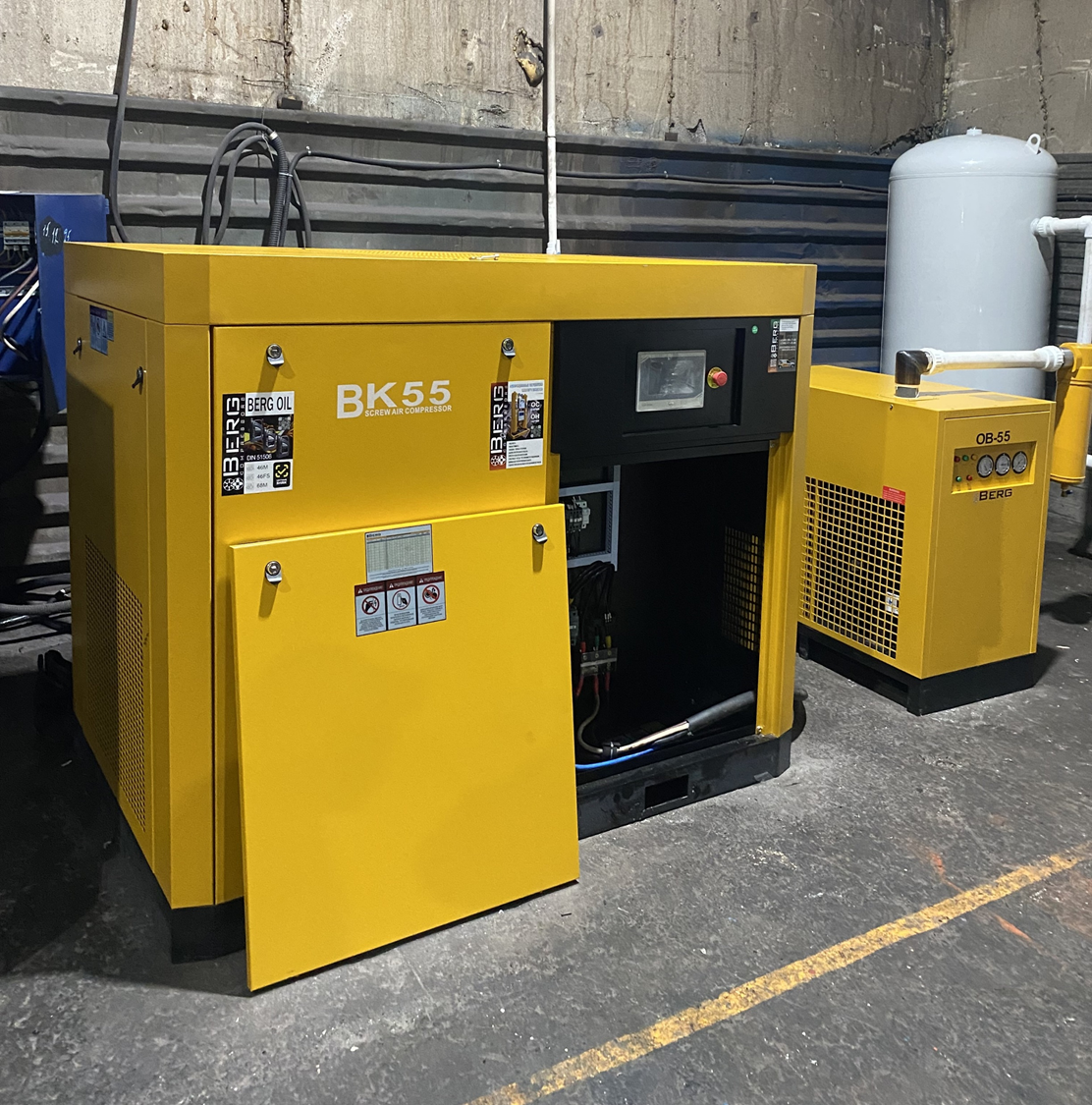 Проект - Винтовой компрессор BERG ВК-55 10 бар для ООО СИТК Проект - Винтовой компрессор BERG ВК-55 10 бар для ООО СИТК
