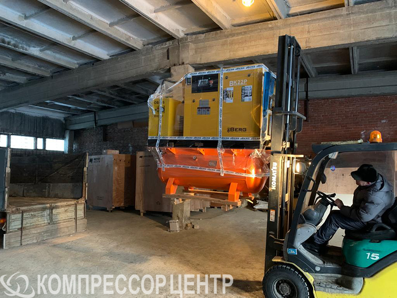 Проект - Винтовой компрессор Berg ВК-22РО-500 для ООО СибПромВент Проект - Винтовой компрессор Berg ВК-22РО-500 для ООО СибПромВент